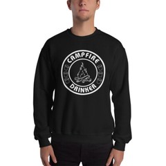 Campfire Drinker Summer Lake Unisex Sweatshirt S,M,L,XL,2X,3X