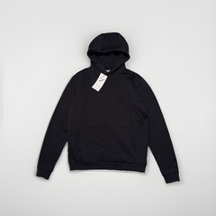 NEW Hill City Heavyweight Fleece Graphic Hoodie Mens Size Small Black Zip Pocket