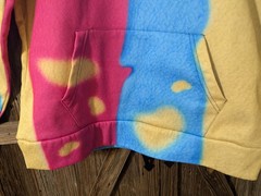 I Am Kenough Barbie Movie Hoodie Mattel Size M Pullover Tie Dye Fleece Lined