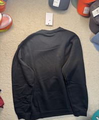 Nike Swoosh Golf Club Fleece Crewneck Mens Sweatshirt Black Size S New