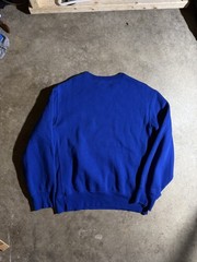 Vintage 90s Polo Ralph Lauren Sweatshirt Mens Size Large Blue W/ Orange Horse