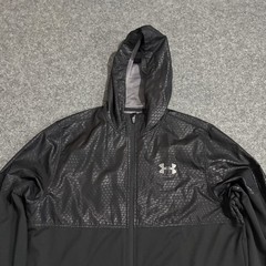 Under Armour Hoodie Men’s Medium All Seasons Embossed Loose Jacket Full Zip