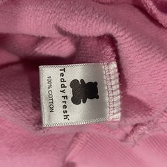 Teddy Fresh Pastel Color Block Retro Hoodie Sweatshirt Size S Pink/Blue/Purple