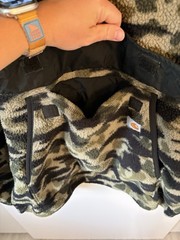 Carhartt Jacket Mens XL Camo Sherpa Fleece Pullover Relaxed Fit OJ4991-M