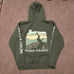 Noah Kahan Stick Season We’ll All Be Here Forever Hoodie Unisex Medium Green