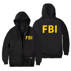 New Men’s Jacket High Quality FBI Printed Outdoor Sports Jacket Windproof Jacket