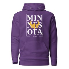 Minnesota Est. 1961 Football Vikings Unisex Hoodie S,M,L,XL,2X,3X