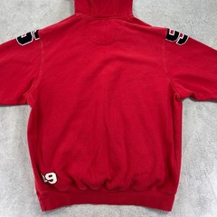Triple Five Soul Hoodie Mens XXL Red Varsity Letter S Pullover Streetwear Cotton