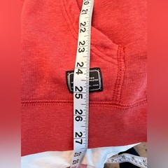 Nike Hoodie Full Zip Red Black Spellout Small S Unisex Mens Womens
