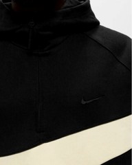 *NEW* Men NIKE CLUB FLEECE 1/2-ZIP HOODIE BLACK / WHITE (DX0566 013) 👍