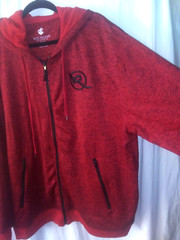 Rocawear Classic Men’s 3XB 3X Big Red Black Full Zip Hoodie Jacket~NWOT~yb