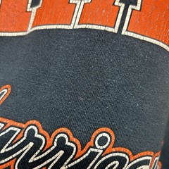 Vintage 90s Miami Hurricanes Collegiate Color Block Crewneck Sweatshirt Size M/L