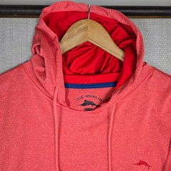 JOE MARLIN Mens Size 2XL Performance Lightweight Hoodie Pullover Pink UV+