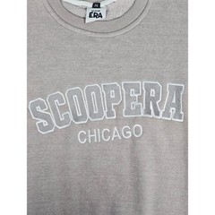 Scoop Era Chicago Sweatshirt Men’s Medium Tan Heathered Graphic Crew Neck