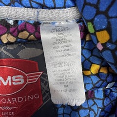 SIMS Hoodie Teens XL Gray Full Zip Hooded Pockets Lined Quilted Snowboarding
