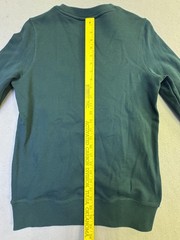 Psycho Bunny Sweatshirt Mens 2XS Green Crewneck Pullover Skull Bunny Big Graphic