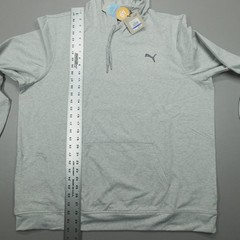 Puma Cloudspun Progress Hoodie Men’s Performance Sweatshirt Grey Heather NWT
