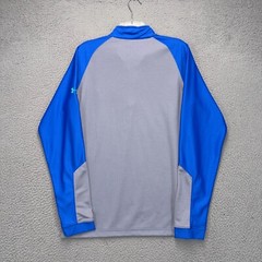 Under Armour 1/4 Zip Pullover Shirt Men M Blue All Season gear Loose Athletic