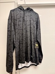 Burlebo Performance Hoodie Black Camo Men’s Size Large