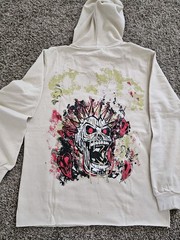 Reason Brand Khaki Mayhem Hoodie Zip Up Sweatshirt RR5-023 New in Bag $49 SRP