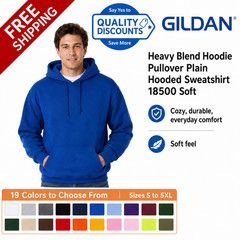 Gildan Heavy Blend Hooded Sweatshirt 18500 S-XL