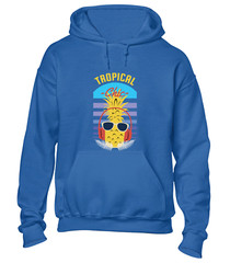 TROPICAL CHIC HOODY HOODIE FUNNY JOKE SUMMER CASUAL HOLIDAY CLOTHING TOP