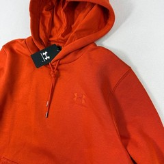 Under Armour Icon Fleece Hoodie Surplus Orange Mens Size L NEW