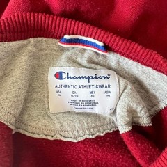 Champion Men’s Red and Burgundy Sweatshirt