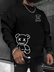 New Men’s Top Street Leisure Sports Sweatshirt Fashionable Cotton Hip Hop Top
