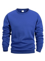 Mens Sweatshirt Heavy Blend Crew Neck Plain Jumper Pullover Casual High Quality