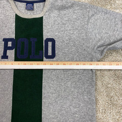 Vintage Polo Ralph Lauren Fleece Sweatshirt Mens M Embroidered Color Block