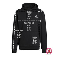 Adidas Essentials Feelcozy HD Logo Hoodie Sweatshirt Black White GV5294 S M XL