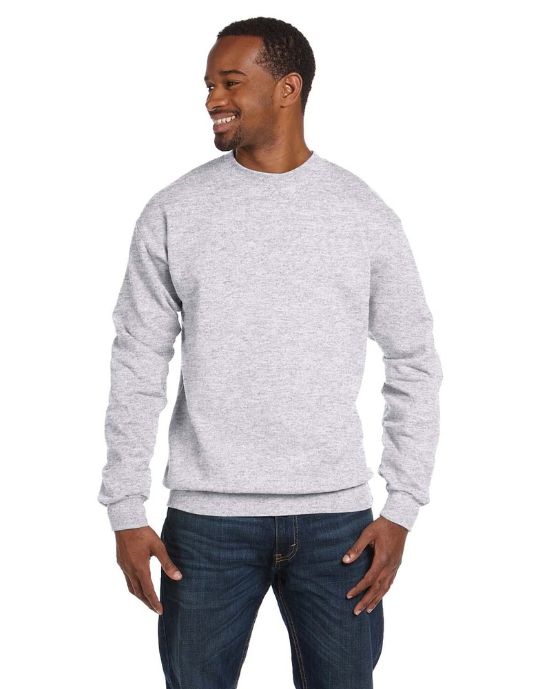 Hanes Adult 7.8 oz. Ecosmart 50/50 Crew Neck Tag-Free Sweatshirt P1607 S-5XL
