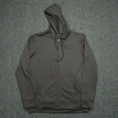 Barbell Apparel Hoodie Mens Small Gray Full Zip Pockets Athletic Fitness