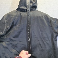 Unbranded Men’s Black Full Zip Soft Fleece Lined Hoodie with Pockets Size Medium