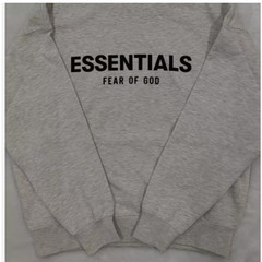 Fear of God Essentials Hoodie Dark Oatmeal XL Oversized NWT