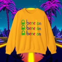 Custom Benetton vintage 1980’s design sweatshirt Unisex men women 90s sweater