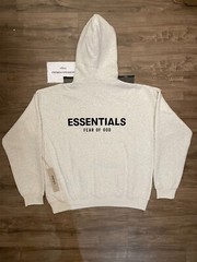 NEW Fear of God Essentials Hoodie Light Oatmeal Size XS-XL FREE SHIPPING
