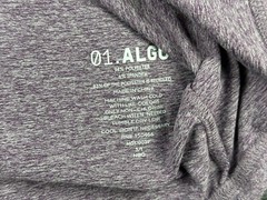 01.ALGO Performance Wick 3/4 Sleeve Shirt Men’s Large Purple Anti Odor Uv SPF 40