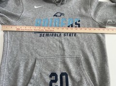 Seminole State Raiders Hoodie Nike Men’s Medium Fleece Florida Gray Fall Winter