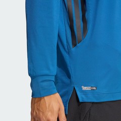 adidas TECH ESSENTIALS WORKOUT 1/4 ZIP Sweatshirt Blue