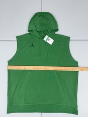Nike Jordan Jumpman Dri-FIT Green Sleeveless Hoodie $77 DQ7946-388 Pick Size