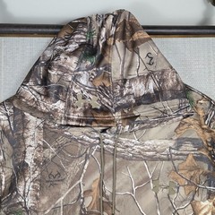 UNDER ARMOUR REALTREE XTRA Mens Hoodie Size 2XL Shortened Sleeves 30″ Camouflage