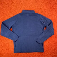 PETER MILLAR Mens MEDIUM Thermal Flow Micro Fleece Half-Zip Pullover Navy $175