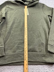 Goodfellow & Co. Mens Medium Olive Green Every Wear Fleece Hooded Sweatshirt