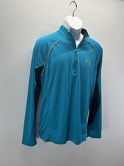 Under Armour pull over Mens Large blue Regular all season gear RUN lightweight