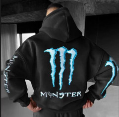 HOT Men’s Fashion Monster Energy Sweater Sweat Suit Black Multicolor Design