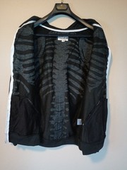 New Skeleton Jacket Hoodie Members Only The Chive Mens Size Large Full Zip