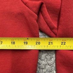 Adidas Hoodie Mens Medium Red Basic Long Sleeve Minimalist Logo Drawstring