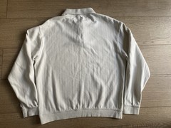 Zara Men’s 1/4 Zip Beige Jumper Sweatshirt Size Medium Chest 44″